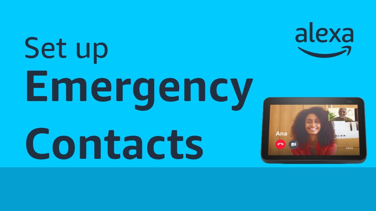 Alexa emergency contacts interface
